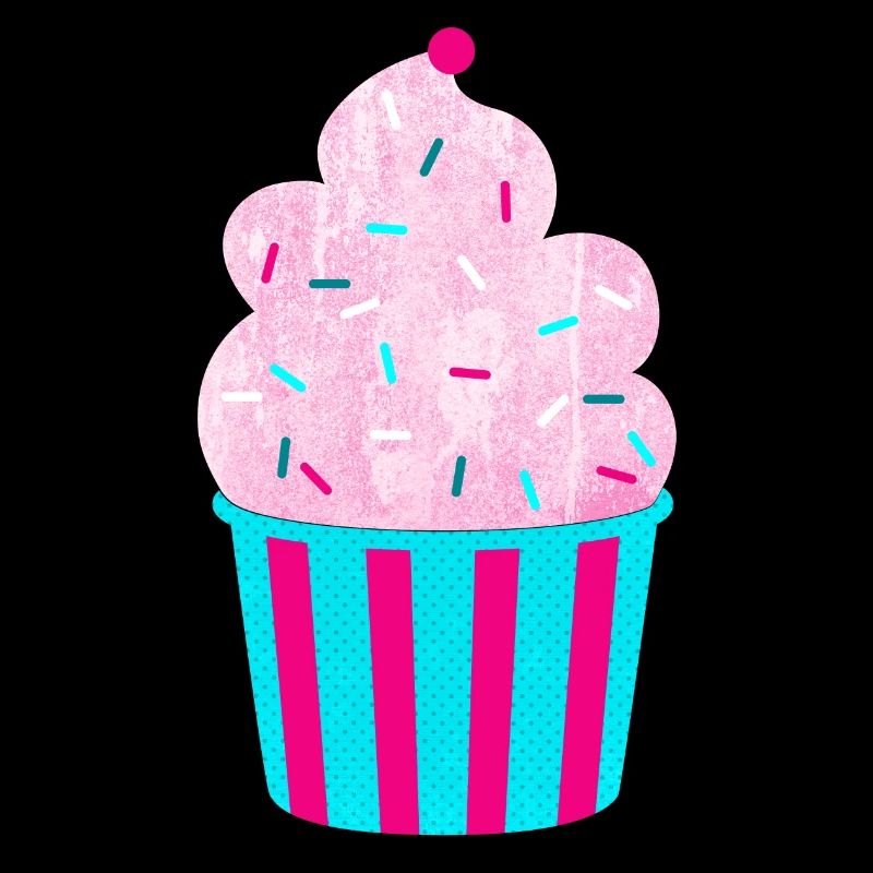 Icecream Cup Deko Eis Streifen Sommer Fun Fan