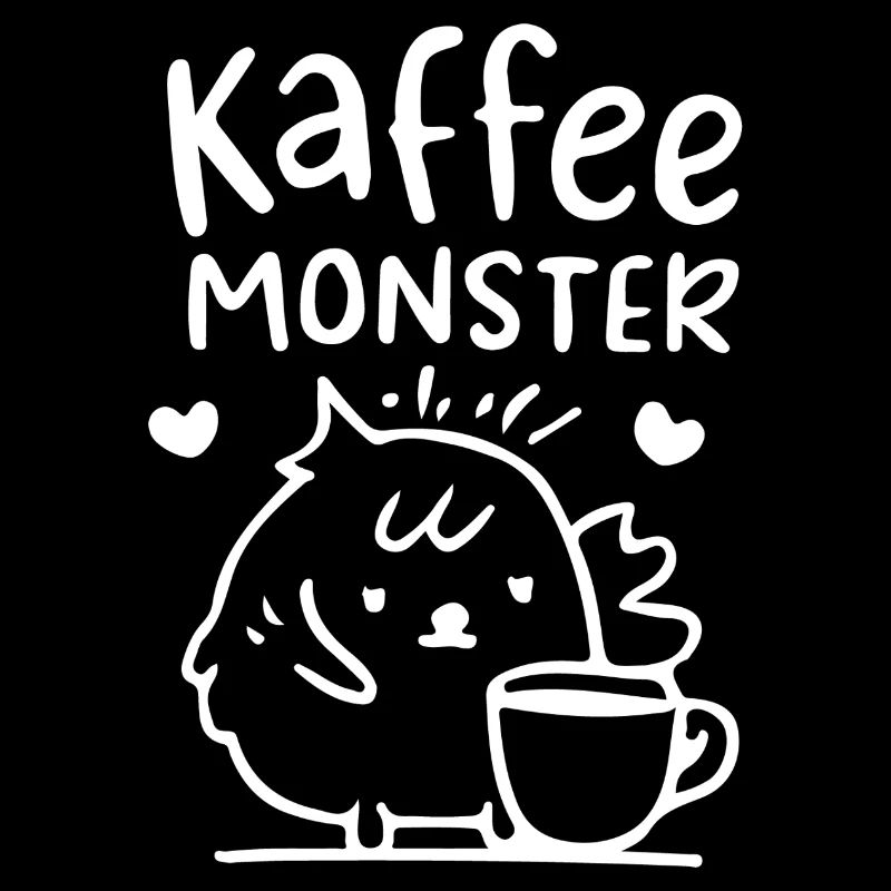 Kaffee Monster Illustration