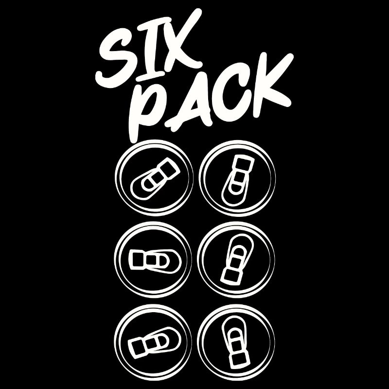 Sixpack Beer Can Men Funny