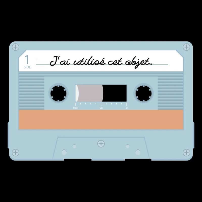Cassette - j’ai utilisé cet objet