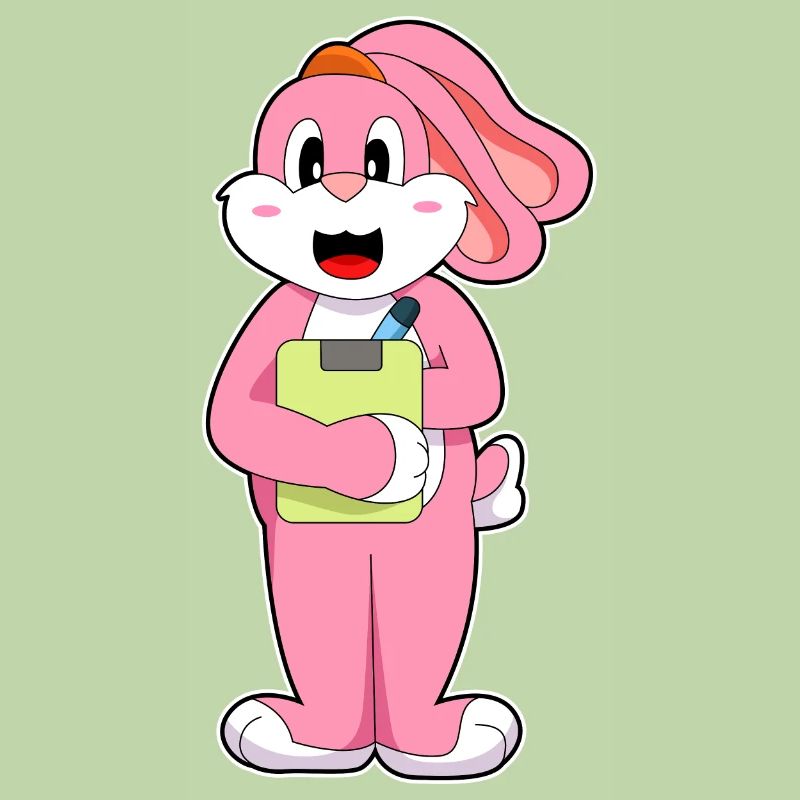 Rabbit Secretary Notepad