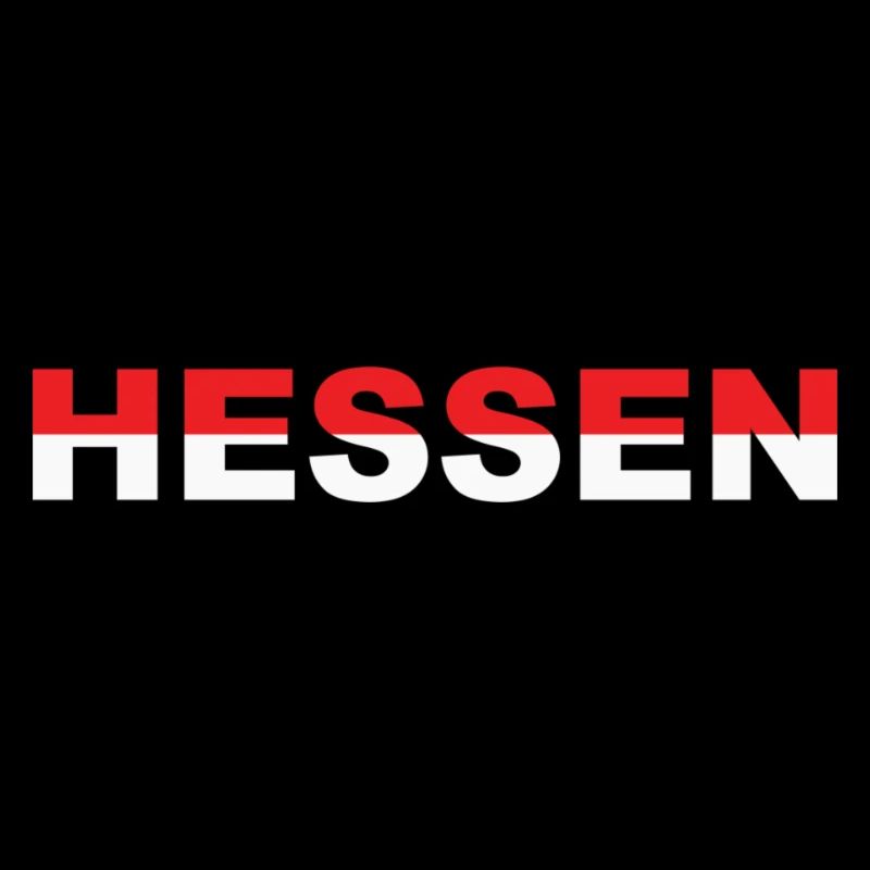 Drapeau hessois mot HE