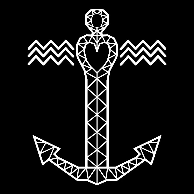 Kutterfriese - Anker Geometric Art