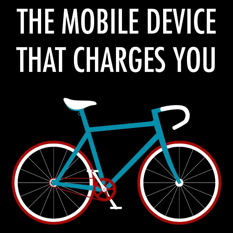 The Mobile Device That Charges You - Bicycle