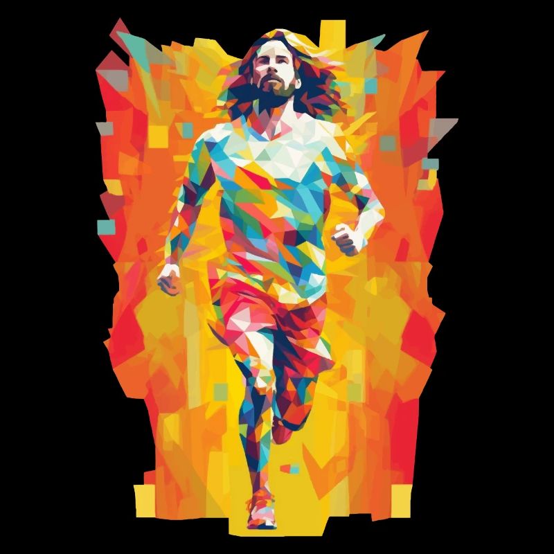 Team Jesus Low Poly Christian Hero