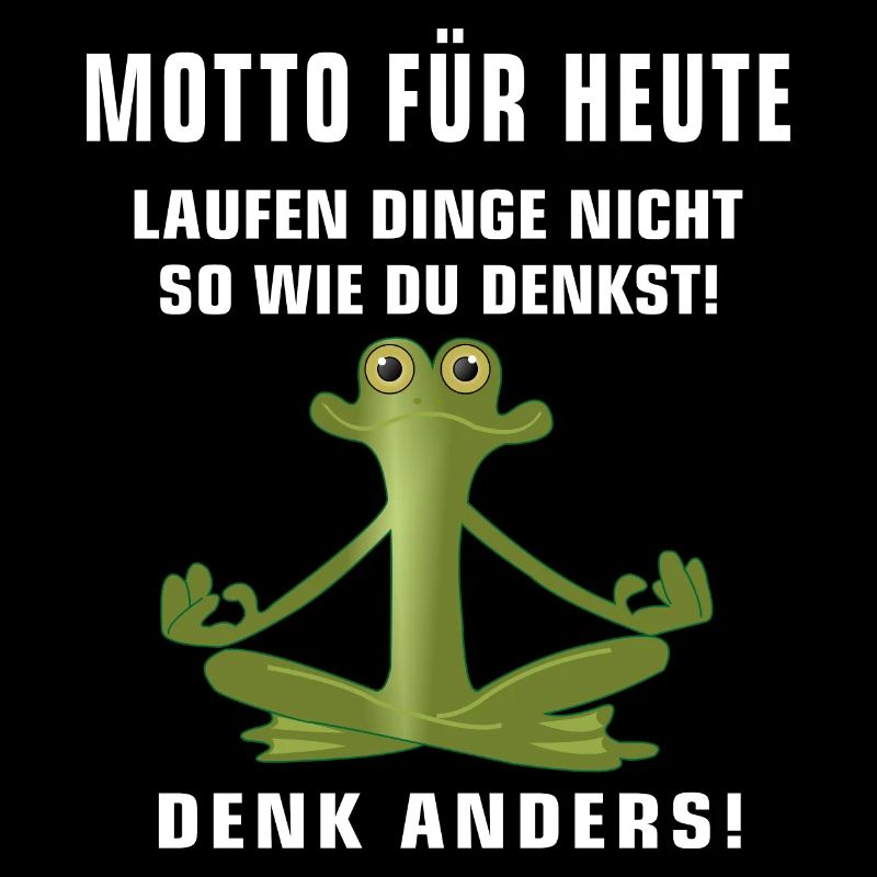 Thème Grenouille Méditation Pensée Pensée Positif