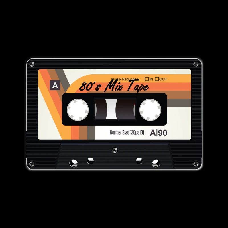 Retro 80s + 90s cassette