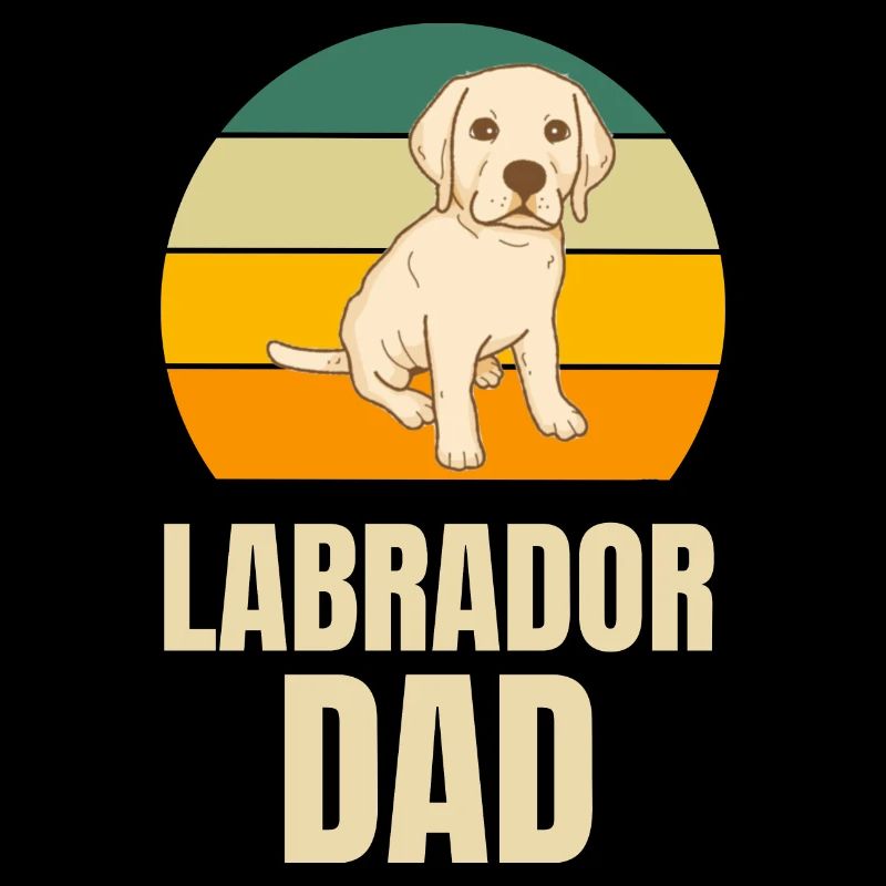 Retro Labrador Papa