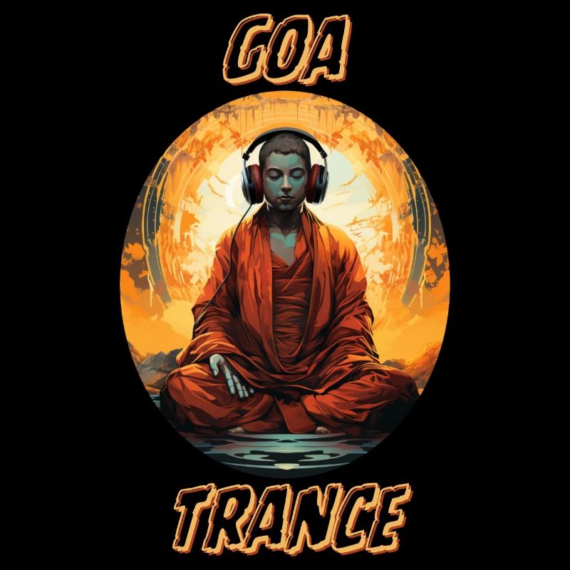 Goa Trance et Psytrance Bouddhiste avec des écouteurs