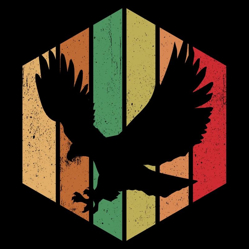 oiseau rétro Graphique