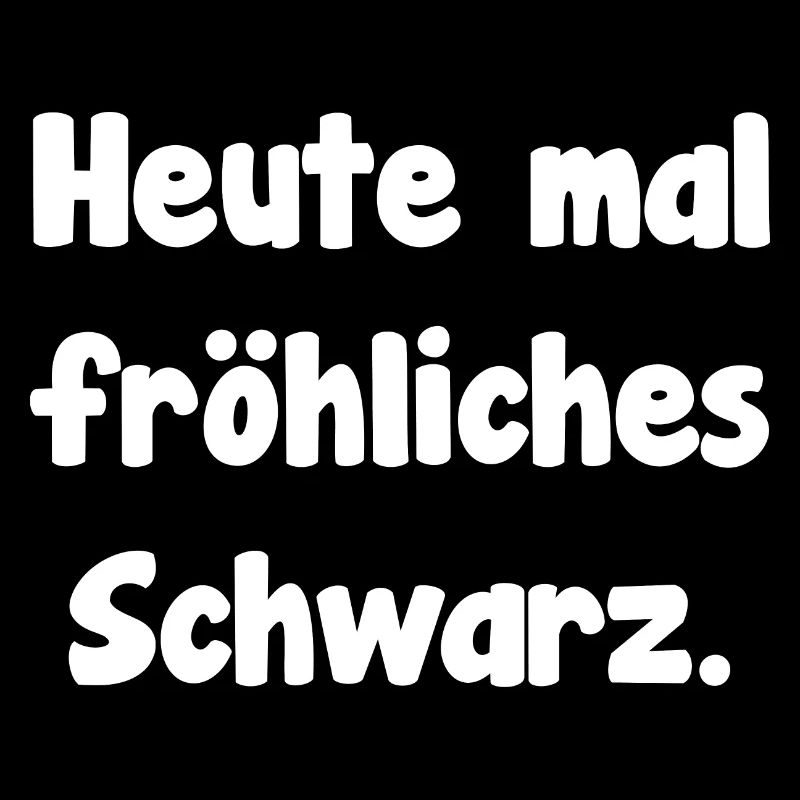 Fröhliches Schwarz