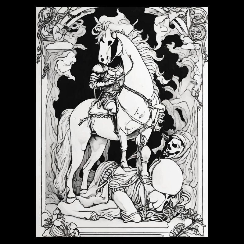 Der Tod auf einem Pferd
