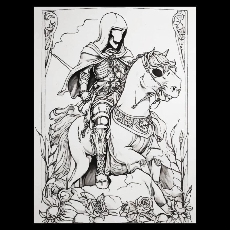 Der Tod auf einem Pferd