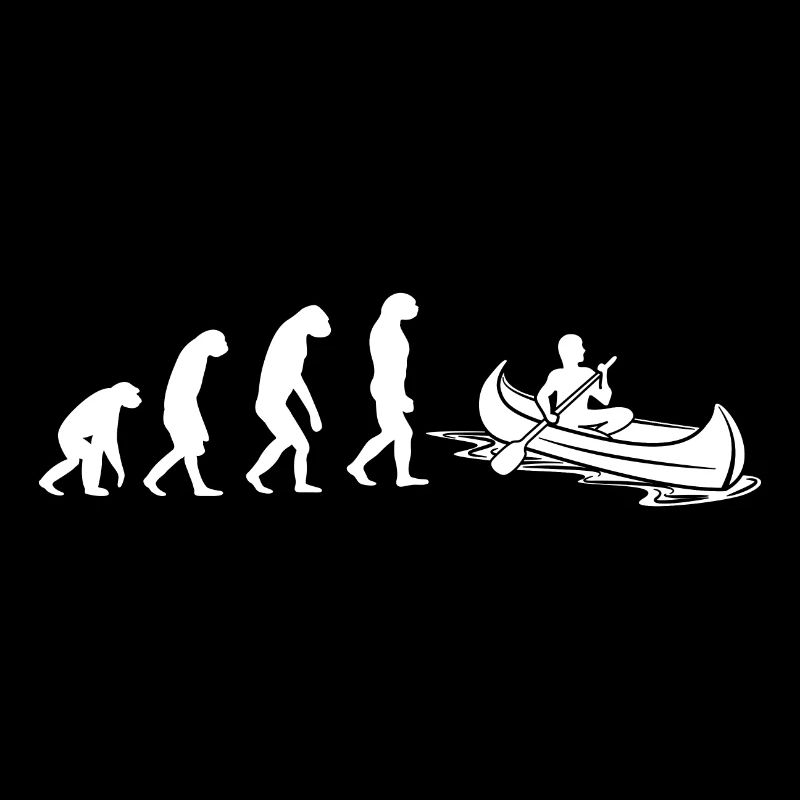 Canoë-kayak conducteur évolution motif