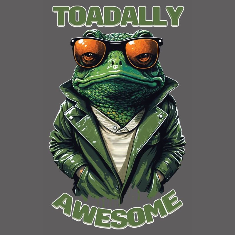 Toadally Awesome - Total Awesome Cool Toad