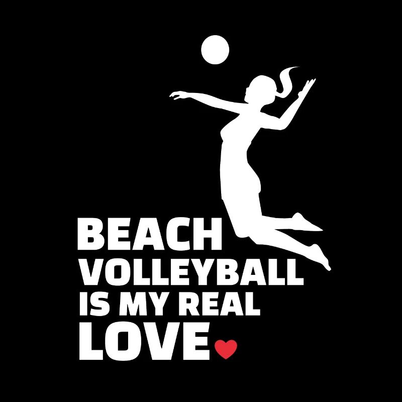 J’adore le beach-volley Plage élégante