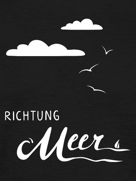 Richtung Meer, weiß