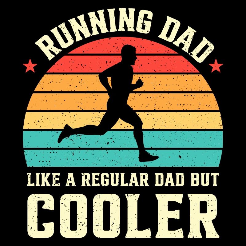 Running Dad wie ein normaler Papa, aber cooler Retro