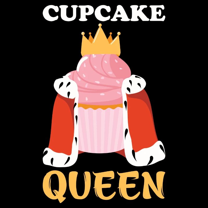 Cupcake Queen – Queen with Crown Design