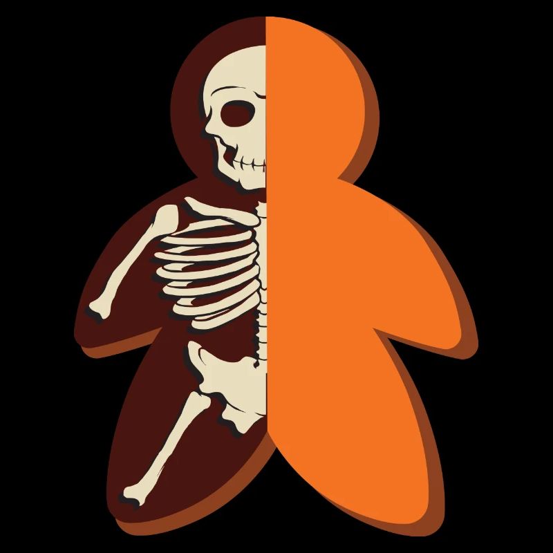Pöppel squelette orange
