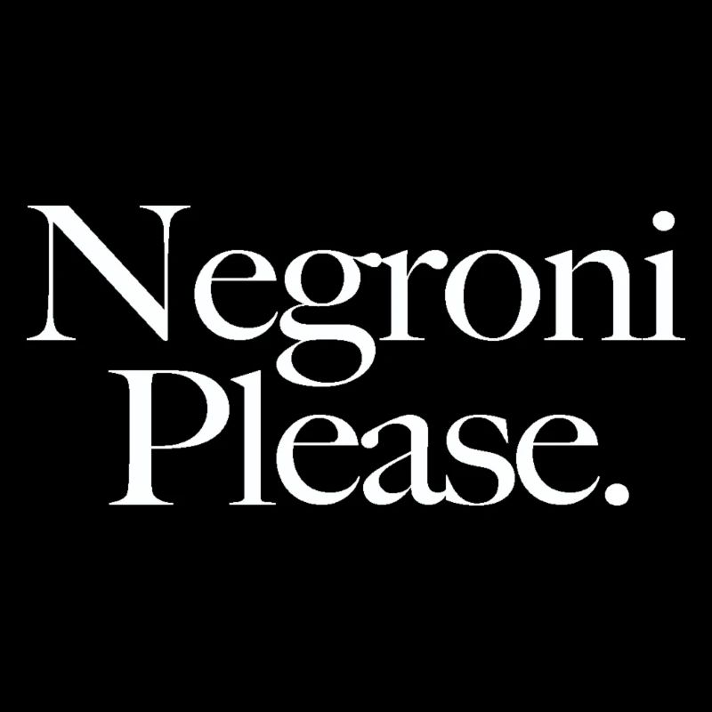 Negroni Please white