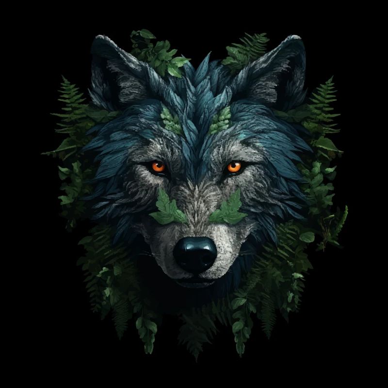Wolf im Wald
