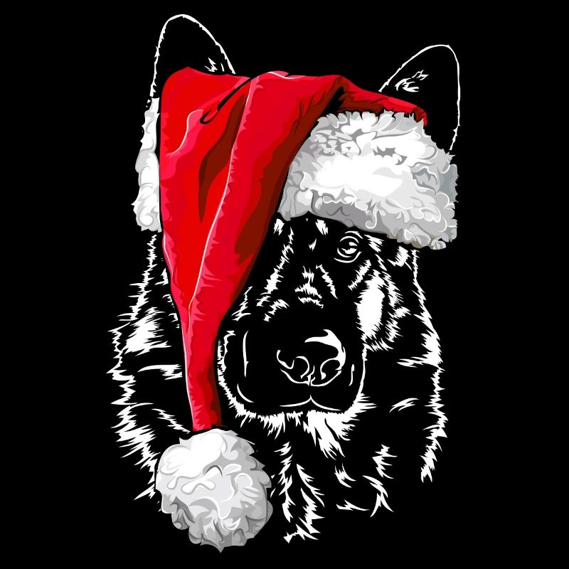 Bonnet de Noël ALLEMAND SHEPHERD Wilsigns