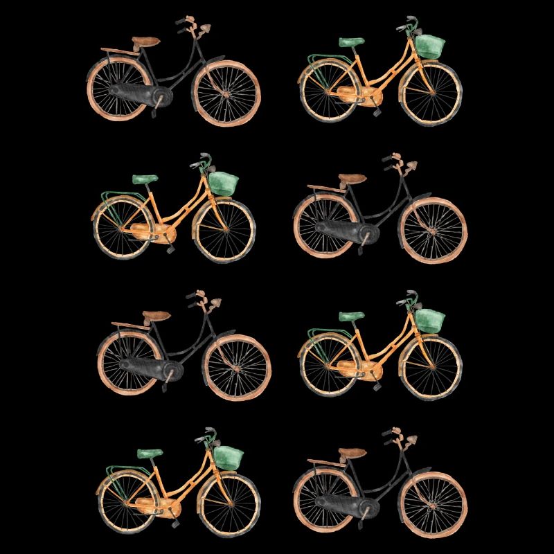 Vivid Vintage Bicycle Pattern