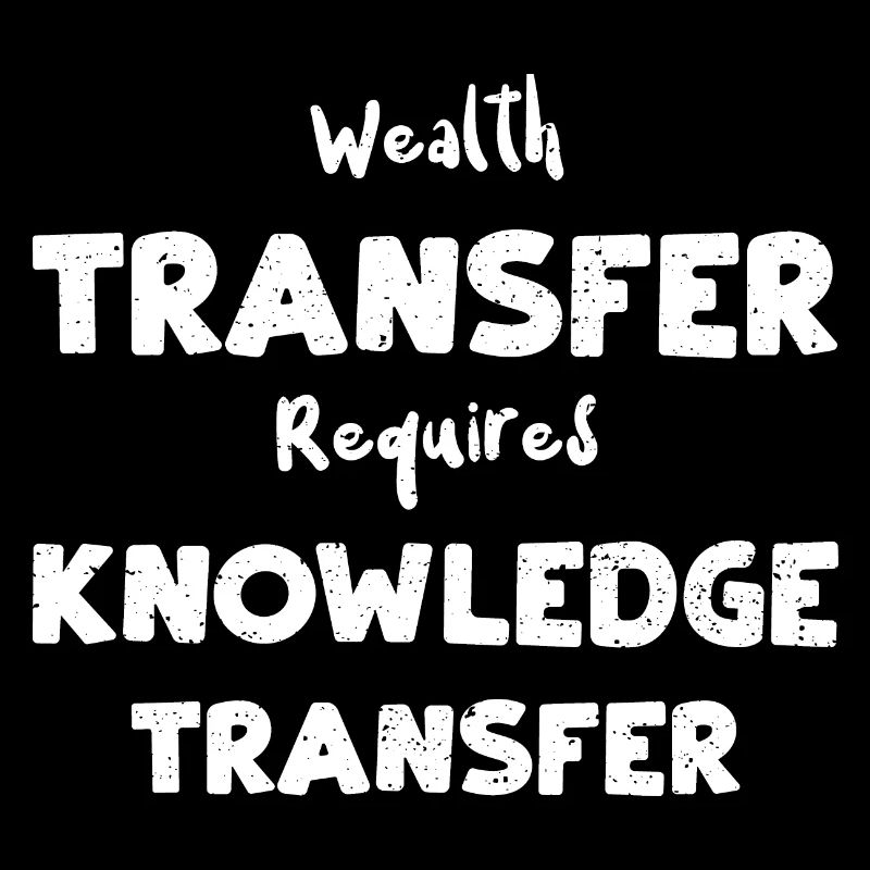 Le transfert de richesse nécessite...