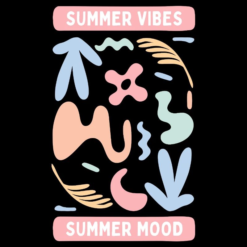 Pastel Abstract Summer Vibes