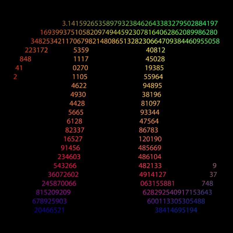 Pi Arc-en-ciel