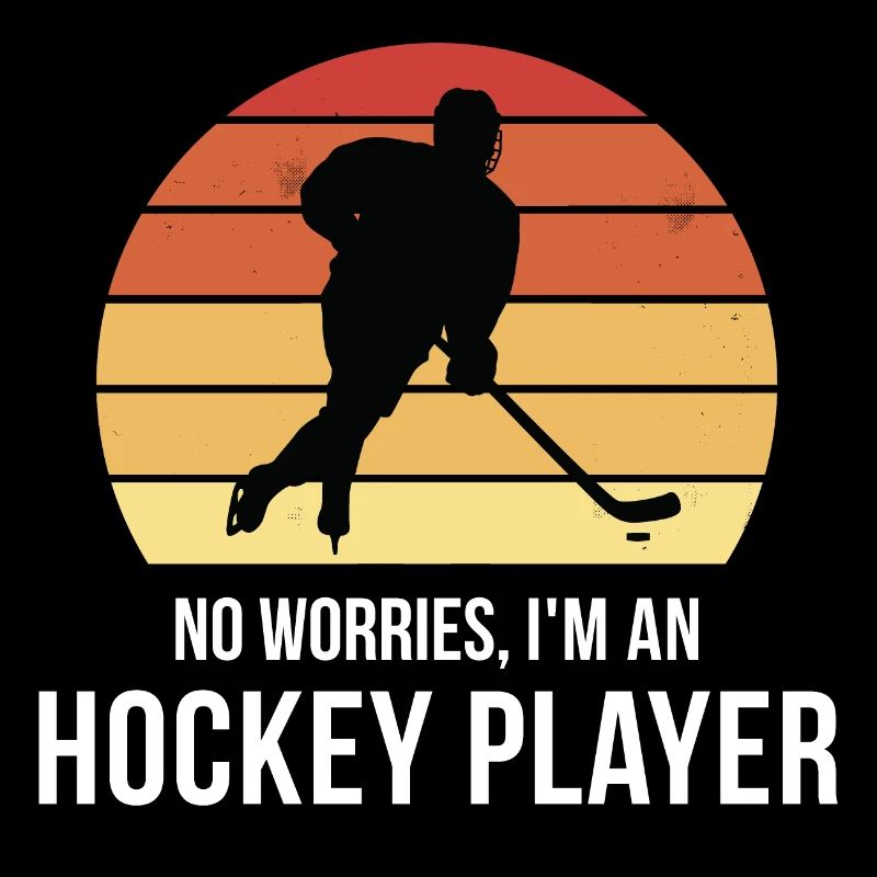 Keine Sorge, ich bin ein Eishockeyspieler