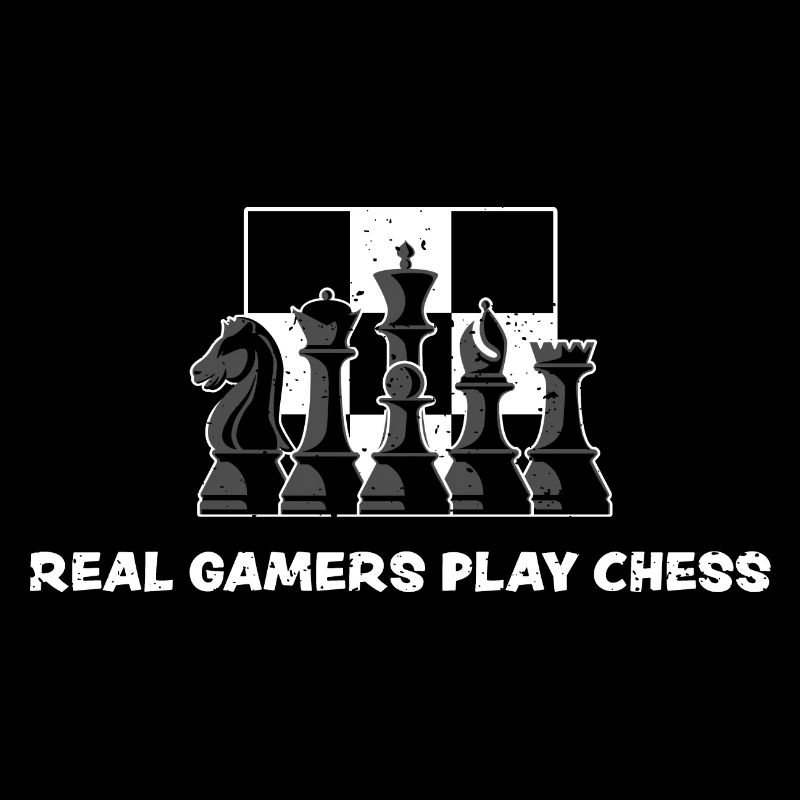 Les vrais joueurs jouent aux échecs - Échecs