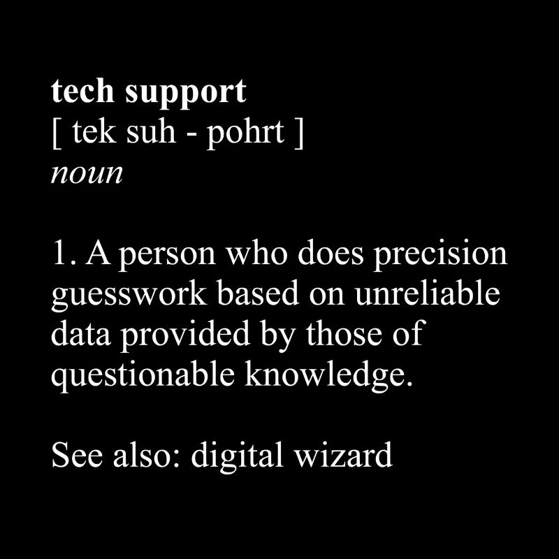 Tech support definition