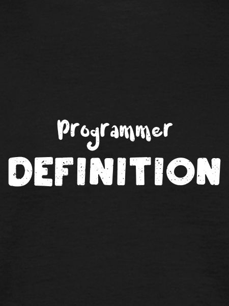 Programmer Definition - Coding