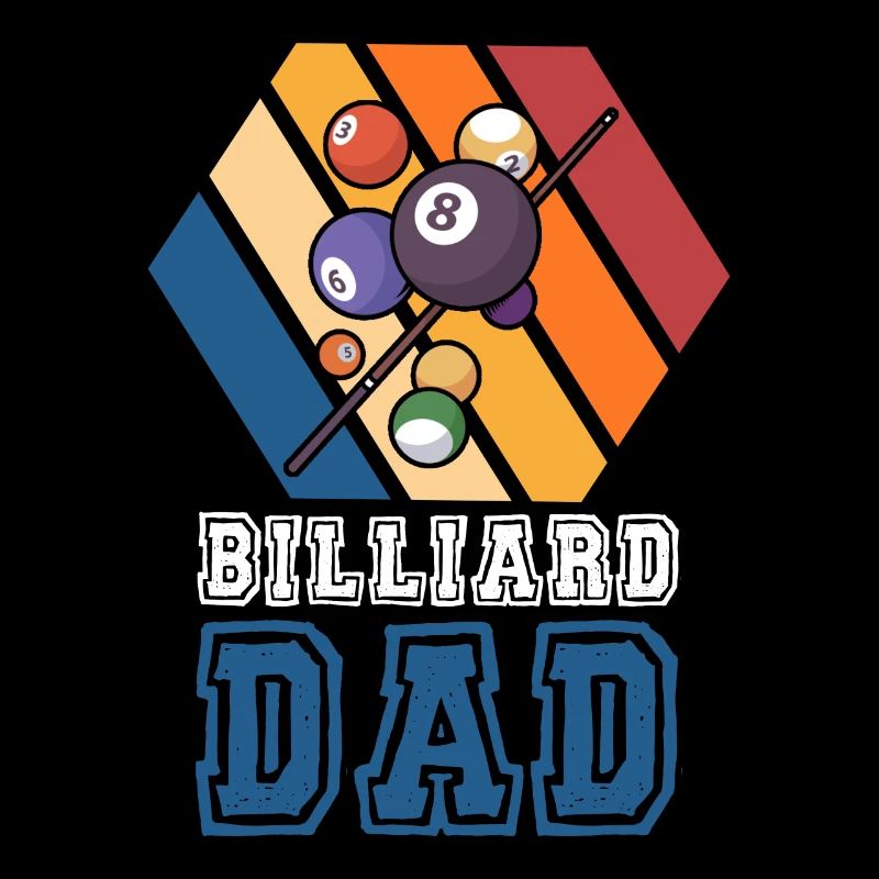 Billiards American Flag Pool Player Snooker