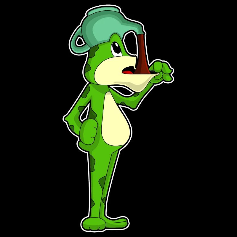 Cafetière grenouille