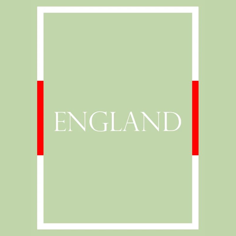 Angleterre, Royaume-Uni, Lettrage de déclaration avec drapeau