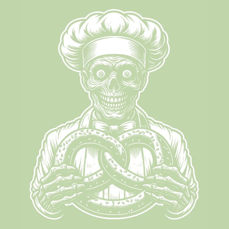 Zombie as Baker - creepy horror baker