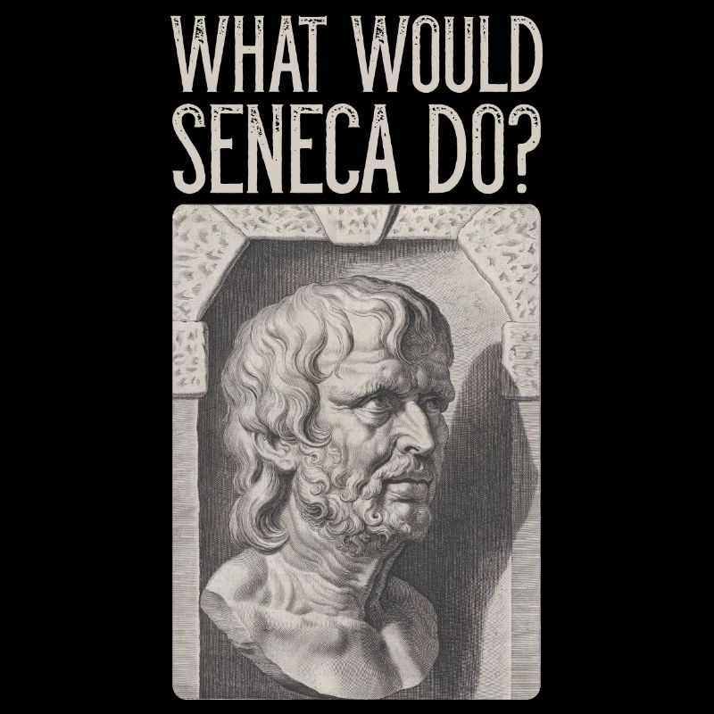 Seneca Bust Stoic Stoa WHAT WOULD SENECA DO?