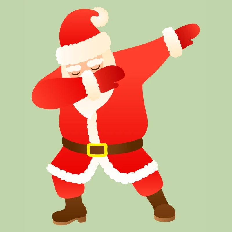 Weihnachtsmann Dab Weihnachten Dabbing