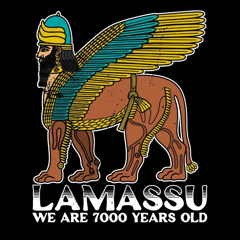 Lamassu Mesopotamia Babylon Deity Antique