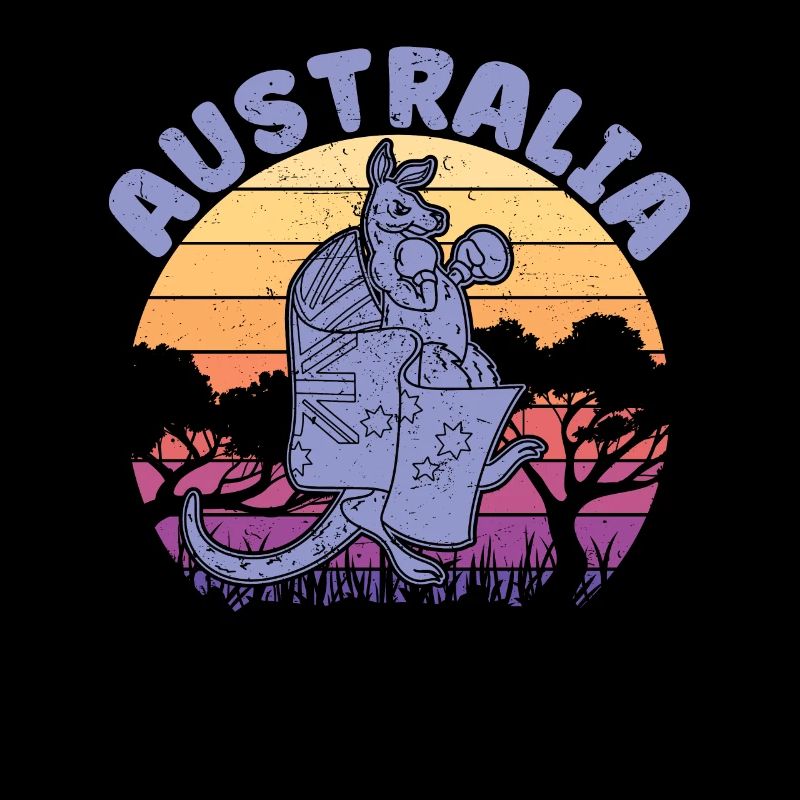 Australien Känguru Australier Sydney Boxen