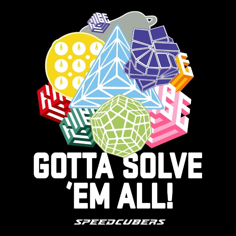 Ik ze allemaal oplossen. Cubing-Cube-Cuber-Speedcubing