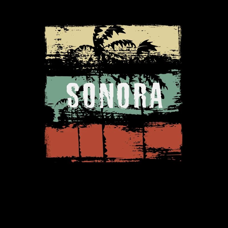 Sonora Mexico Artistic Vacation Souvenir Abstract