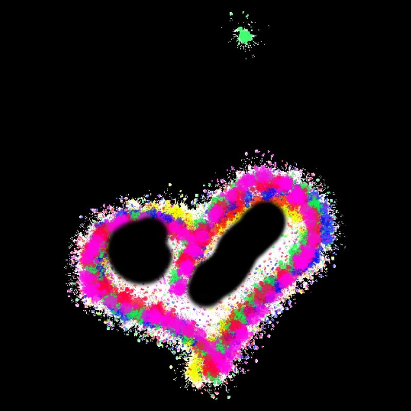 Sparkling heart