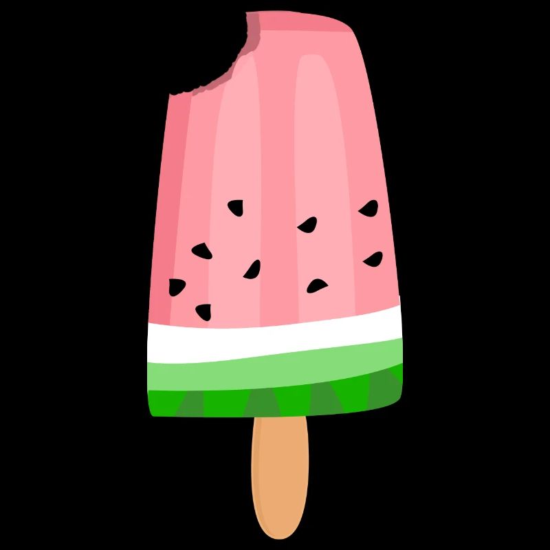 | de crème glacée au melon Sucettes glacées