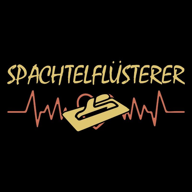 Spachtelflüsterer Kardiogramm Verputzer Gipser