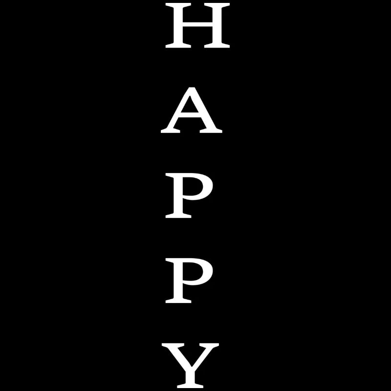 Happy ! Was sonst? ...also trage es nach außen!