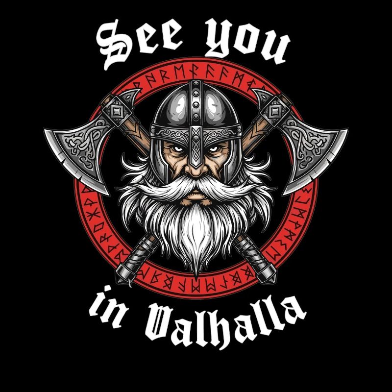 Logo des haches vikings Valhalla